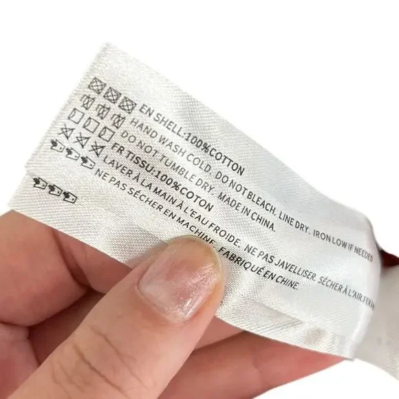 En Saison Cognac Sveta Puff Sleeve Tie Front Cotton Midi Dress Womens XS - Picture 7 of 8